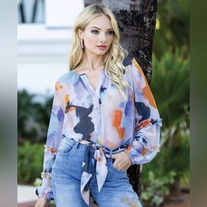 Frank Lyman Multicolor Blouse Women’s US size 8